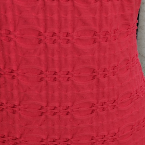 Max Studio Raspberry Bodycon Dress Textured Sz L - Picture 3 of 5